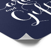 Schild mit rosa Peonies Cards and Gifts (8x10) (Ecke)