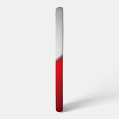 Schild mit überkreuzten Schwertern Silber und Rot Samsung Galaxy Hülle (Linke Seite)