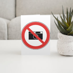 Schild ohne Fotografie Karte