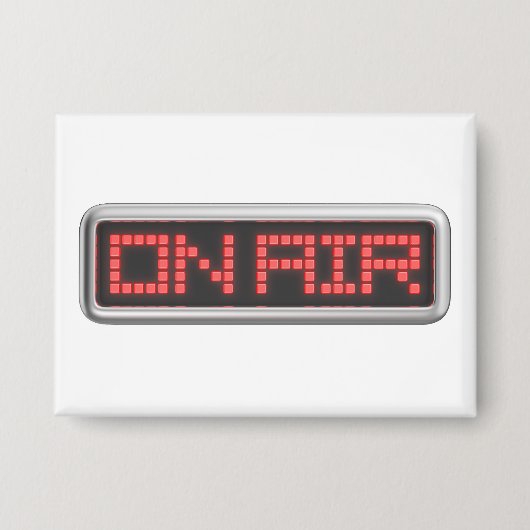 Schild "ON AIR" Studio Button (Vorderseite)