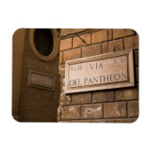 Schild Pantheon, Rom, Italien Magnet (Horizontal)