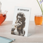 Schild "Pedestal", 4" X 6 "Majestic Golyse Bust - (In SItu)