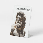 Schild "Pedestal", 4" X 6 "Majestic Golyse Bust - (Vorderseite)