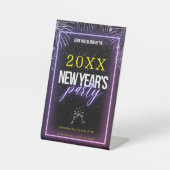 Schild "Pedestal" - Party "Neue Jahre" - Details h (Vorderseite)