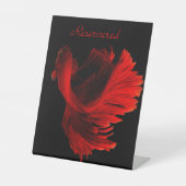 Schild "Pedestal" vorbehalten (Vorderseite)