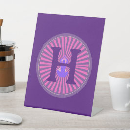 Schild "Pedestal" - Yoga Zen - Personalisiert