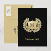 Schild Postkarte (Vorne/Hinten)