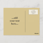 Schild Postkarte (Rückseite)