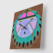 Schild Quadratische Wanduhr (Winkel)