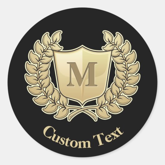 Schild Runder Aufkleber (Vorderseite)