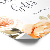 Schild "Rustic Earth Florals Cards and Gifts" (Ecke)