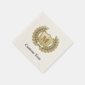 Schild Serviette (Ecke)