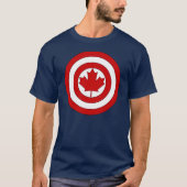 Schild-Symbol Kapitän-Kanada T-Shirt (Vorderseite)