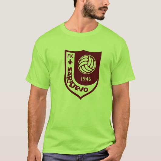 Schild-T - Shirt-Männer FK Sarajevo T-Shirt (Vorderseite)