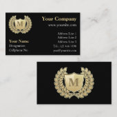 Schild Visitenkarte (Vorne/Hinten)