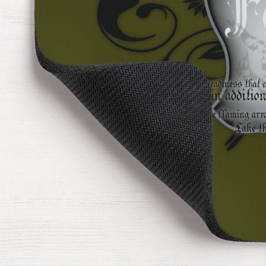 Schild von Glaube (Rüstung des Gottes) mousemat Mousepad (Ecke)