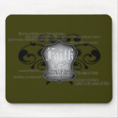 Schild von Glaube (Rüstung des Gottes) mousemat Mousepad (Vorne)