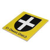 Schild von St. Piran Fliese (Seite)