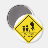 Schild zum Ertragsergebnis von Mutter Flippin Magnet (Vorderseite/Rückseite)