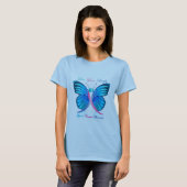 Schilddrüse-Schmetterling ist bewusst T-Shirt (Vorne ganz)