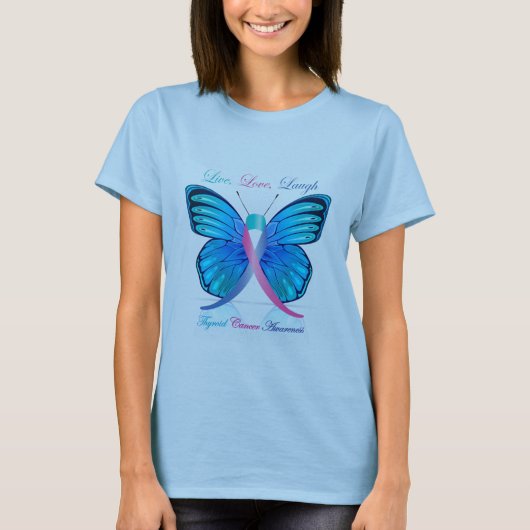 Schilddrüse-Schmetterling ist bewusst T-Shirt (Vorderseite)