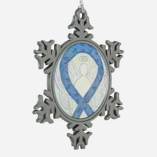 Schilddrüsenaufklärungsband Angel Ornament (Links)