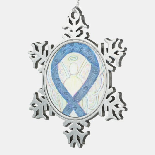 Schilddrüsenaufklärungsband Angel Ornament (Rechts)