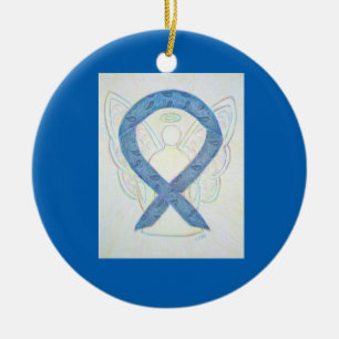 Schilddrüsenaufklärungskneipe Gel Angel Kunst-Orna Keramikornament