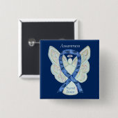 Schilddrüsenkrankheit Sensibilisierung Angel Paisl Button (Vorne & Hinten)