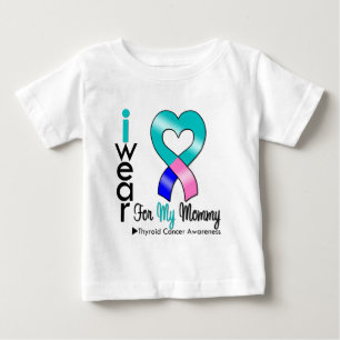 Schilddrüsenkrebs-Band für meine Mama Baby T-shirt
