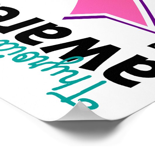 Schilddrüsenkrebs-Bewusstsein 5 Poster (Ecke)