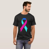 Schilddrüsenkrebs-Bewusstsein T-Shirt (Vorne ganz)