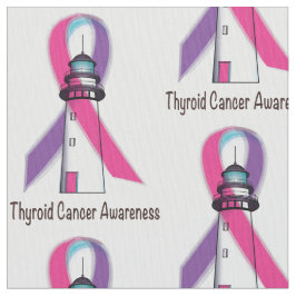 Schilddrüsenkrebs-Bewusstseins-Band Stoff
