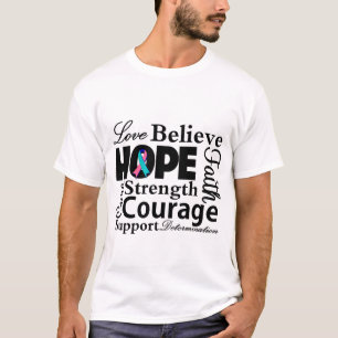 Schilddrüsenkrebs-Collage of Hope T-Shirt