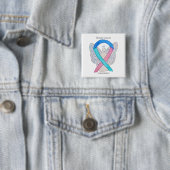 Schilddrüsenkrebs Engel Awareness Ribbon Buttone Button (Beispiel)