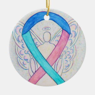 Schilddrüsenkrebs - Engel Custom Art Ornaments Keramikornament