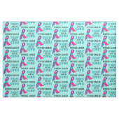 Schilddrüsenkrebs: Kampf für die Heilung! Stoff (Fat Quarter (45,7 x 55,9 cm))