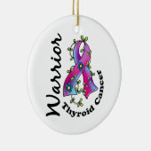 Schilddrüsenkrebs-Krieger 15 Keramik Ornament (Rechts)