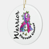 Schilddrüsenkrebs-Krieger 15 Keramik Ornament (Links)