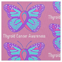Schilddrüsenkrebs-Schmetterlings-Bewusstseins-Band