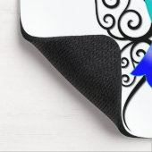 Schilddrüsenkrebs-Überlebende Stammestubenschmette Mousepad (Ecke)