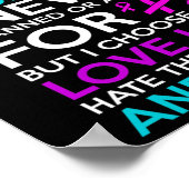 Schilddrüsenkrebserkrankung Poster (Ecke)