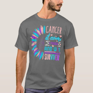 Schilddrüsenkrebserkrankung Überlebende Sonnenblum T-Shirt