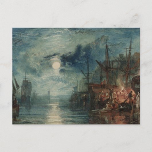 Schilde, am Fluss Tyne von J.M.W. Turner Postkarte (Vorderseite)