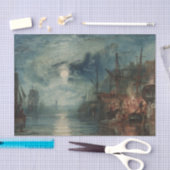 Schilde, am Fluss Tyne von J.M.W. Turner Seidenpapier (Handwerk)