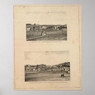 Schilder, Clemmer Wohnsitze Poster