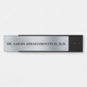 Schilder für das Schild an der Tür des Arztes Silv (Vorderseite )