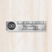 Schilder für die Tür des Silver Foil Office (Vorderseite )