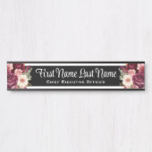 Schilder für die Türen des Burgund-Florenhauses Na (Vorderseite )