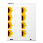 Schilder für Sonnenblumen (Vorne)